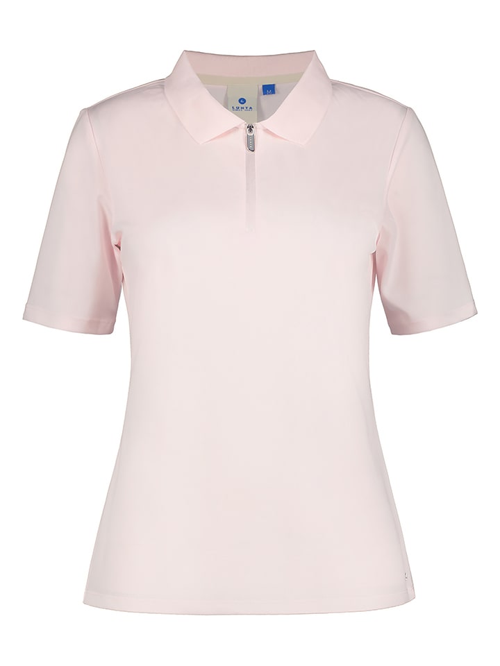 Funkcyjna koszulka polo "Aerola" w kolorze jasnoróżowym