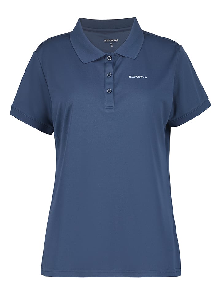 Funkcyjna koszulka polo "Bayard" w kolorze granatowym
