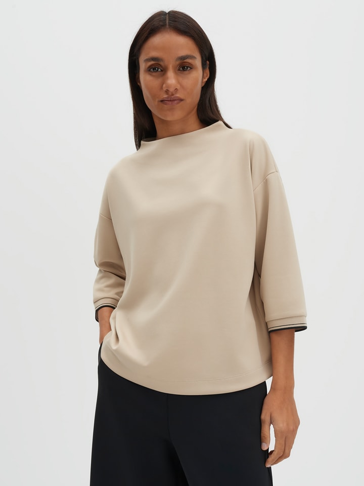 Sweatshirt in Beige