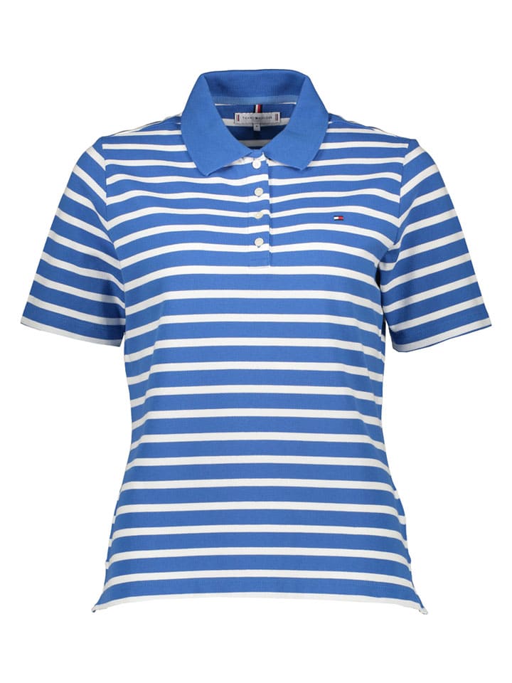 Koszulka polo w kolorze niebieskim