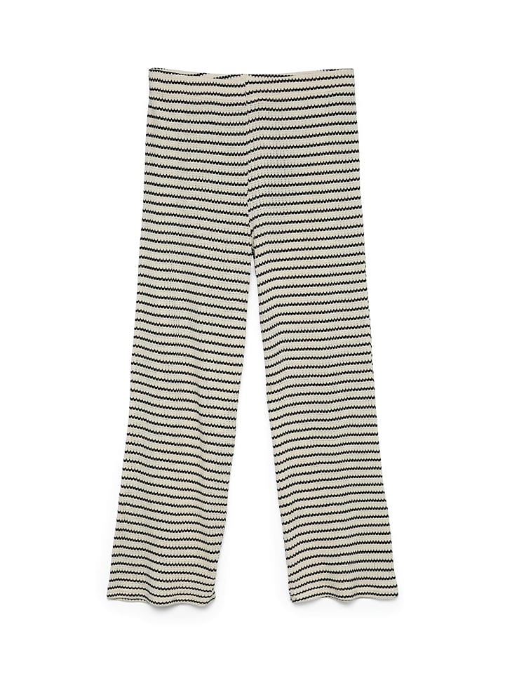 Hose in Beige/ Schwarz