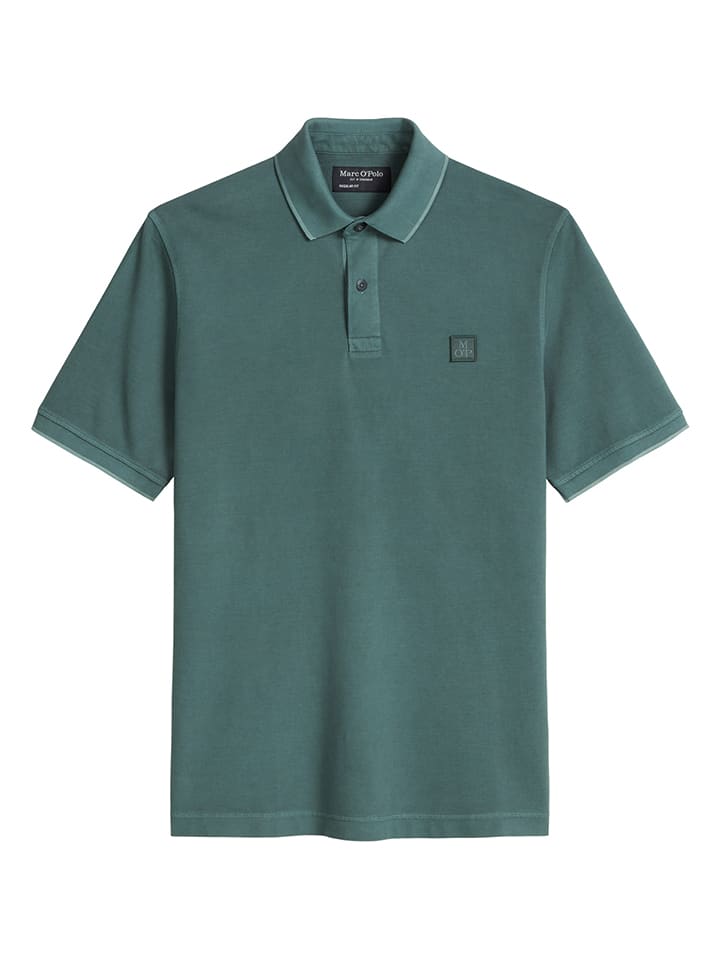 Koszulka polo w kolorze morskim