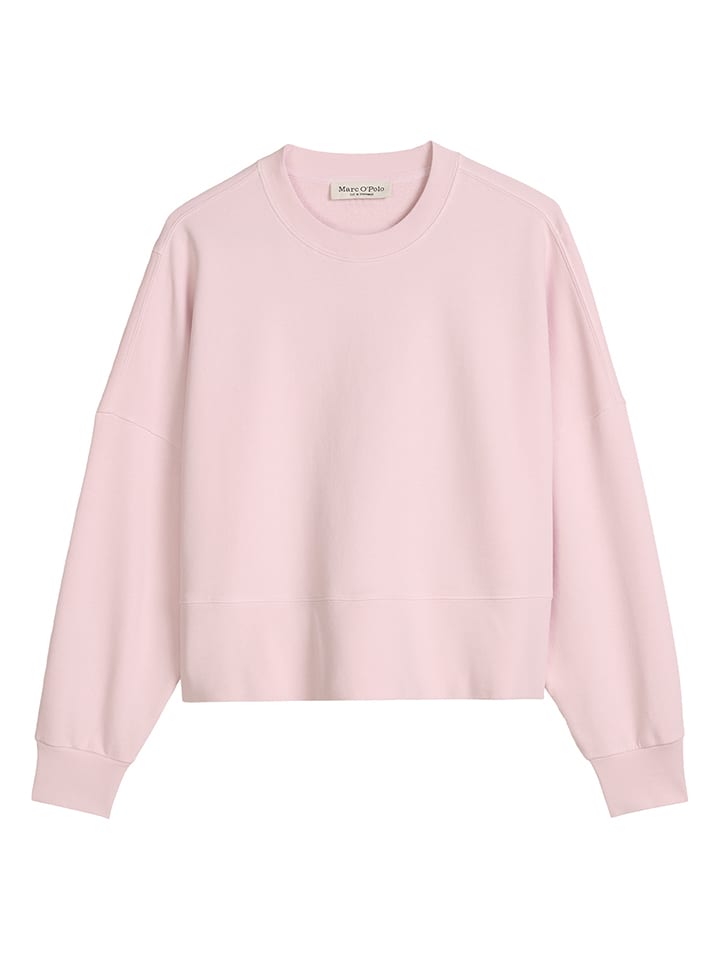 Sweatshirt in Hellrosa