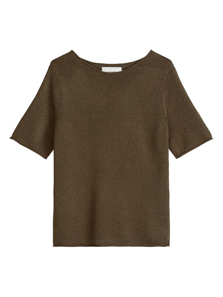 Sweter w kolorze ciemnobrązowym