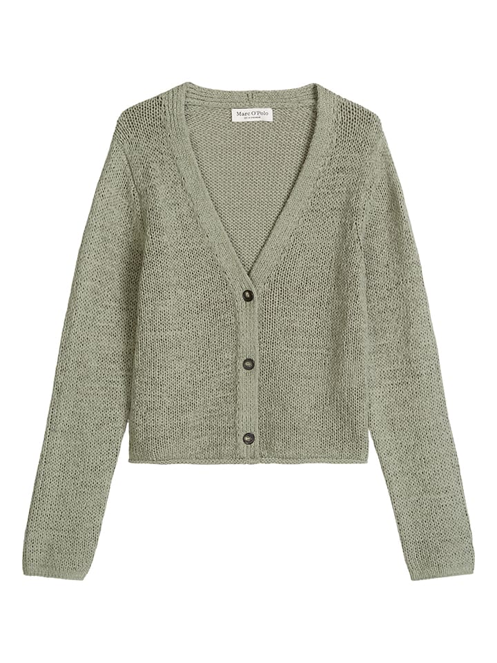 Cardigan in Oliv