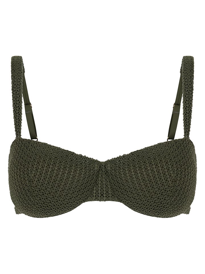 Biustonosz bikini "Cairo" w kolorze oliwkowym