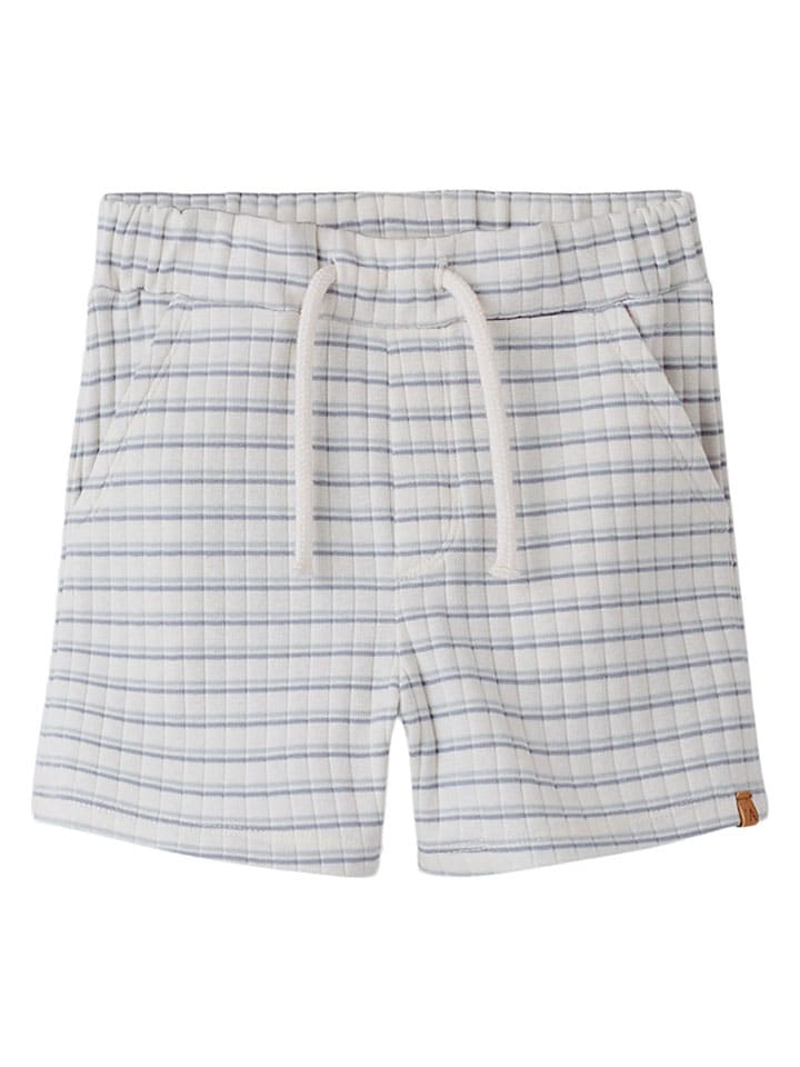 Shorts "Haldur" in Blau/ Weiß