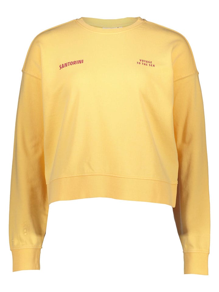 Sweatshirt in Gelb