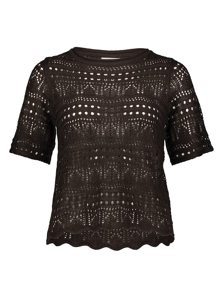 Sweter w kolorze brązowym