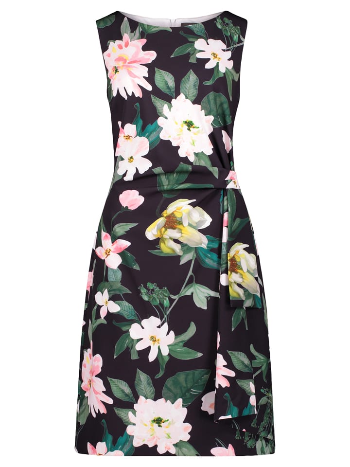 Kleid in Dunkelblau/ Rosé