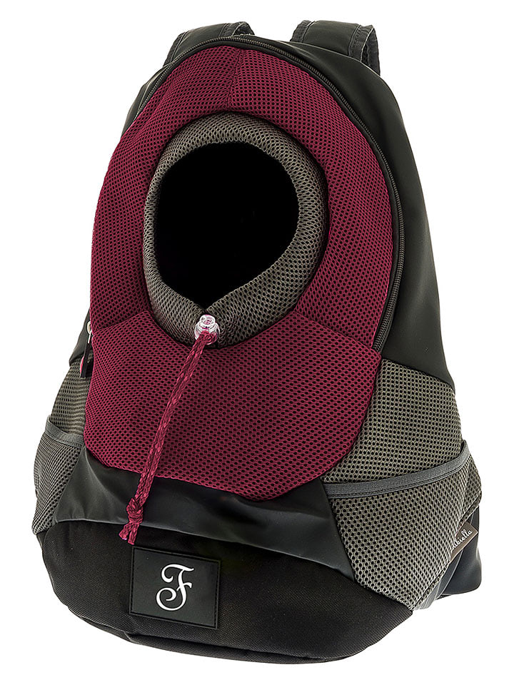 Plecak transportowy w kolorze fioletowo-czarnym - 40 x 43 x 17,5 cm