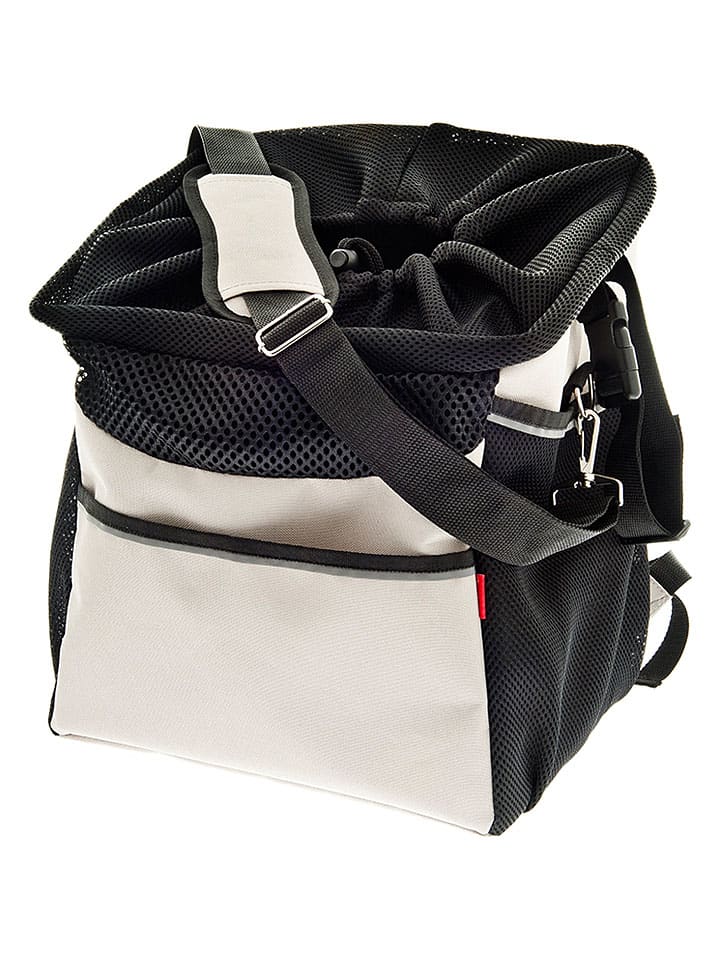 Torba transportowa w kolorze kremowym na rower - 30 x 37 x 26 cm