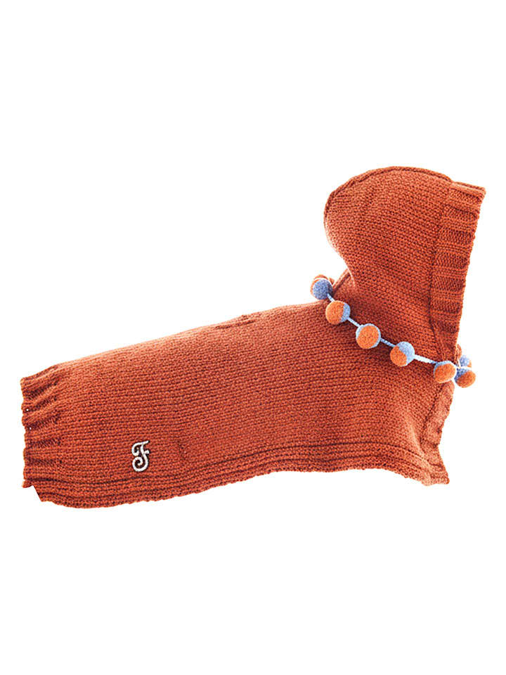 Sweter w kolorze pomarańczowym dla psa