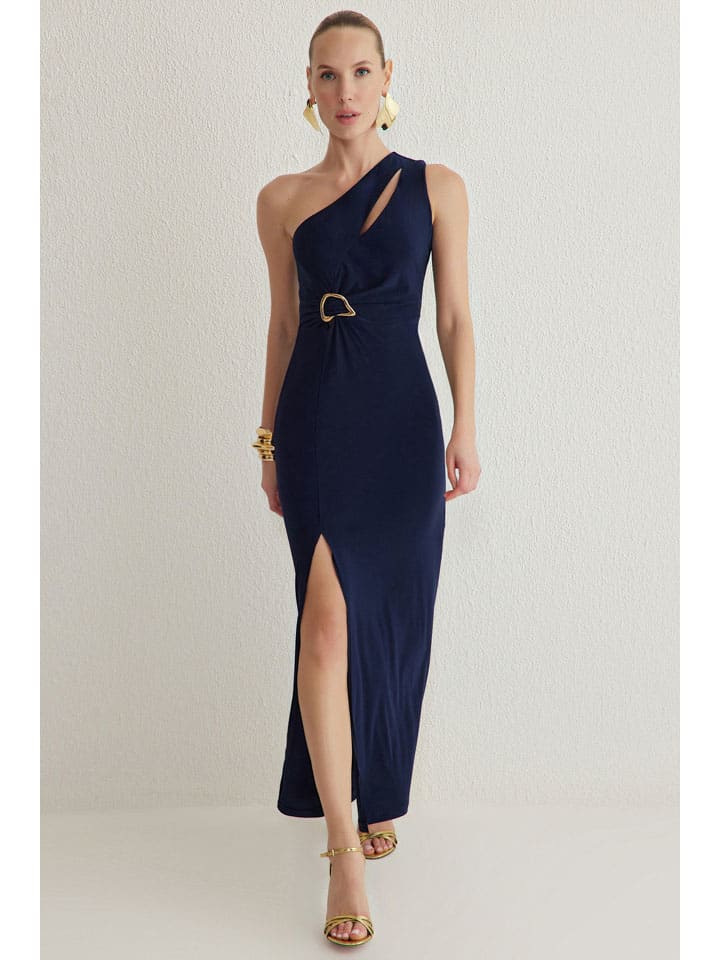 Kleid in Dunkelblau