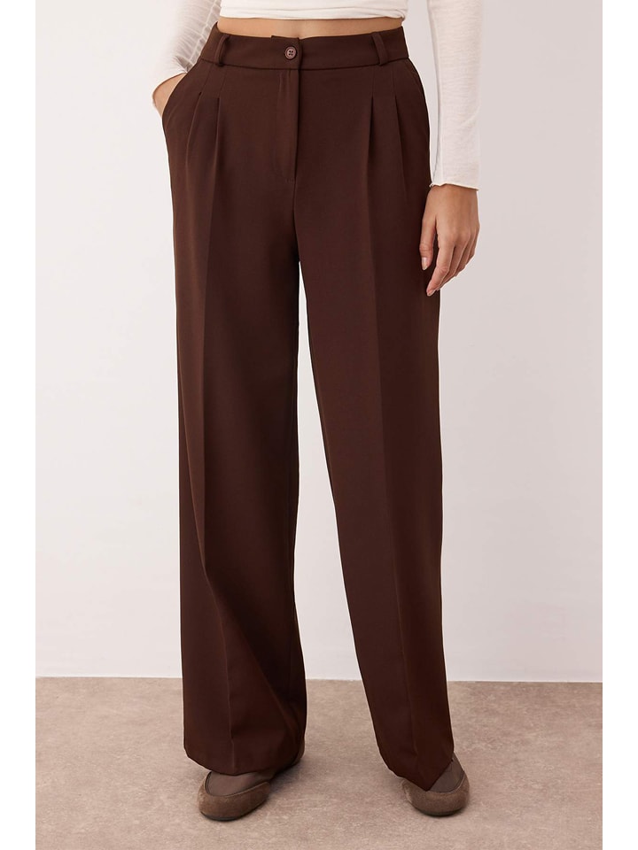 Broek donkerbruin