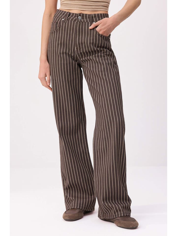 Jeans - Comfort fit - in Braun