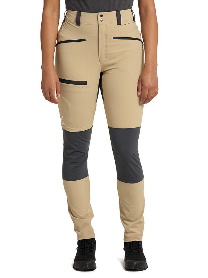 Trekkinghose in Beige/ Grau