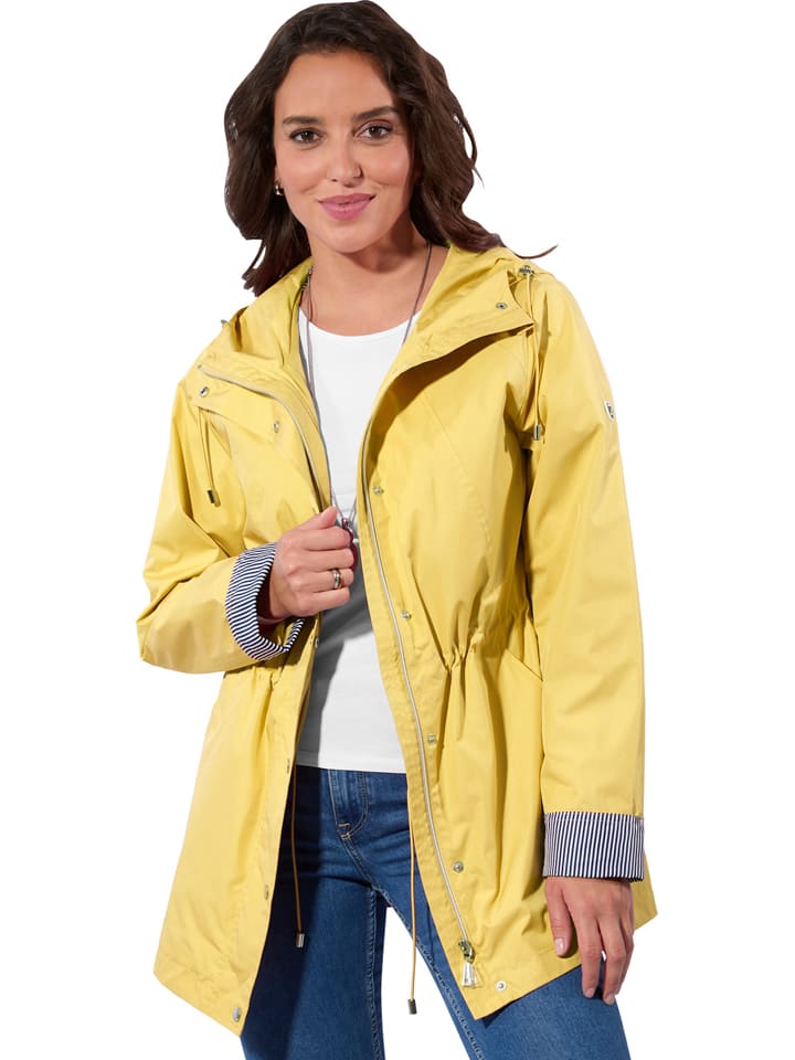 Parka w kolorze żółtym