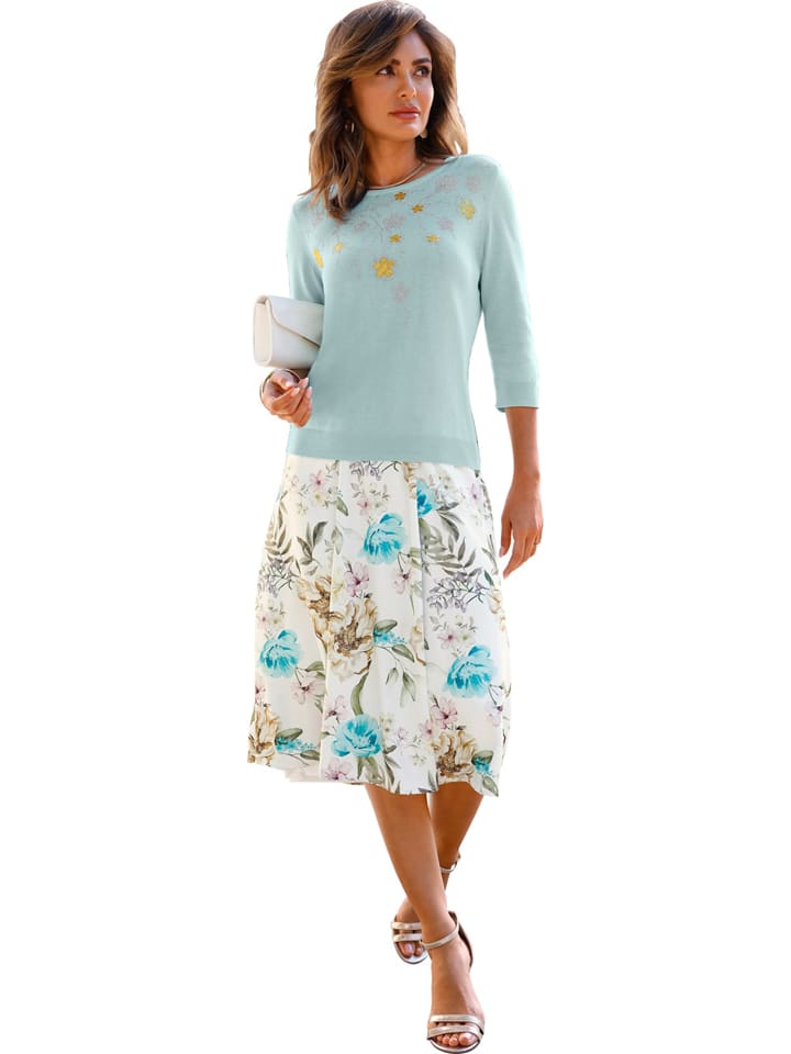 Pullover in Türkis