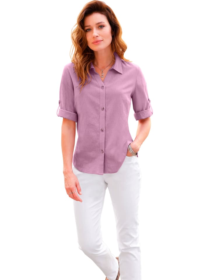 Bluse in Rosa