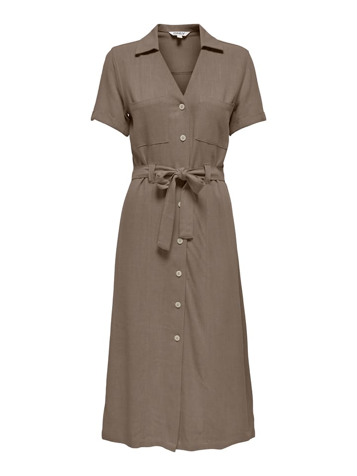 Kleid in Beige