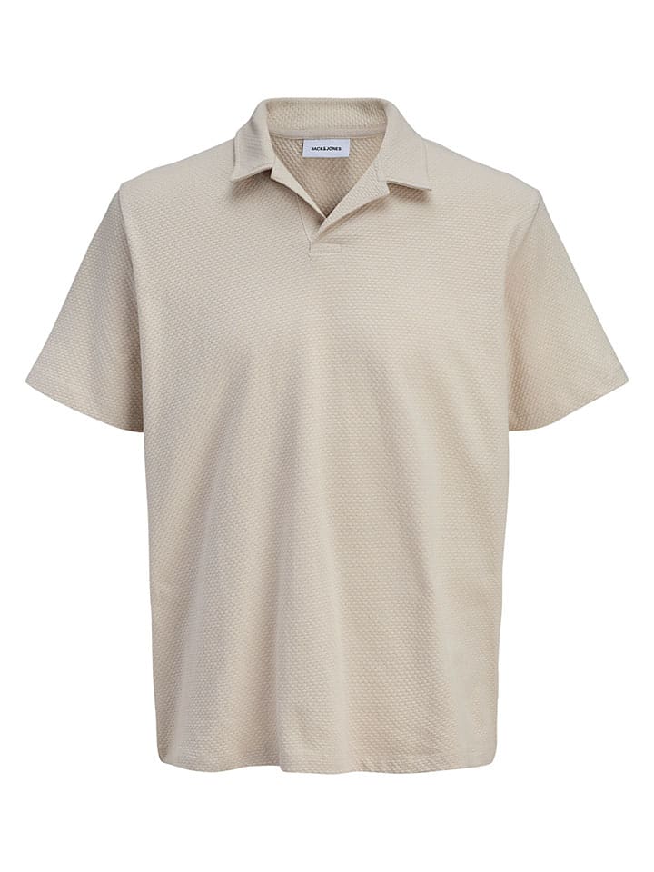 Koszulka polo "Devin" w kolorze beżowym