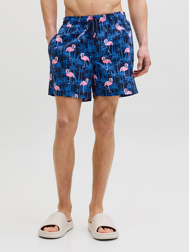 Badeshorts "Maui" in Blau/ Rosa