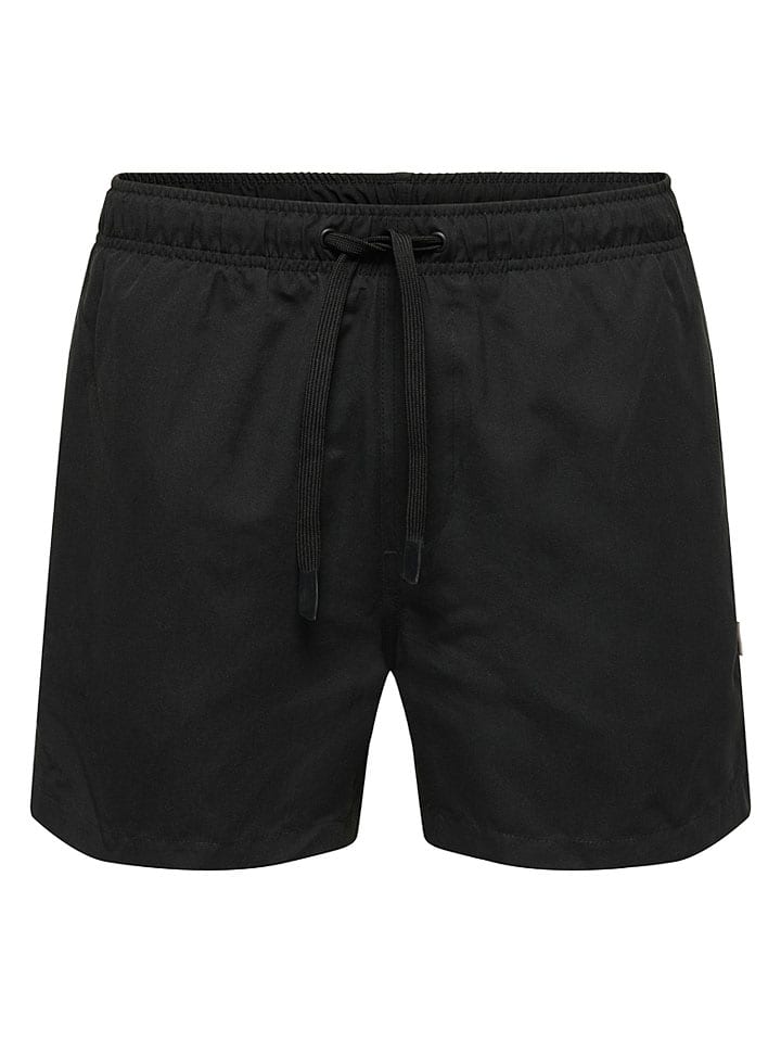 Badeshorts "Onsbasile" in Schwarz