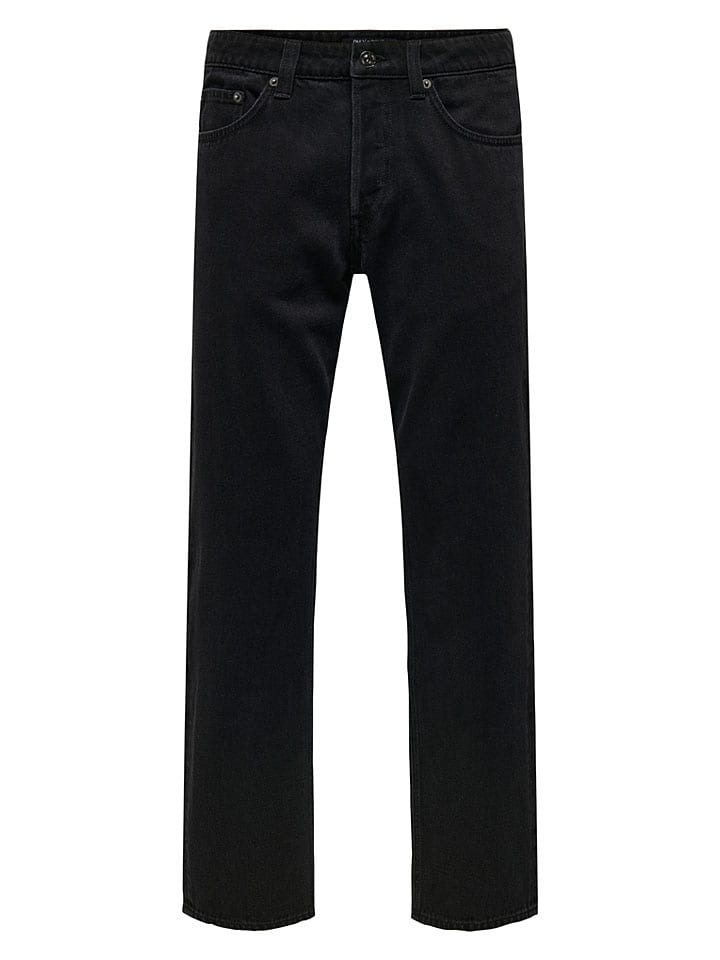 Spijkerbroek "Onsedge" - regular fit - zwart