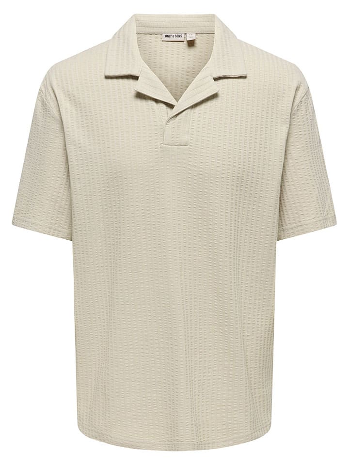 Koszulka polo "Onsaustin" w kolorze beżowym