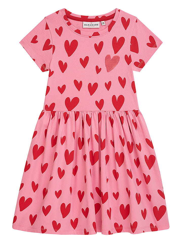 Sukienka w kolorze jasnoróżowo-czerwonym