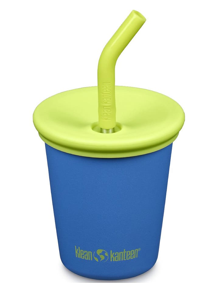 Kinderbecher "Kanteen Kid" in Grün/ Blau - 296 ml