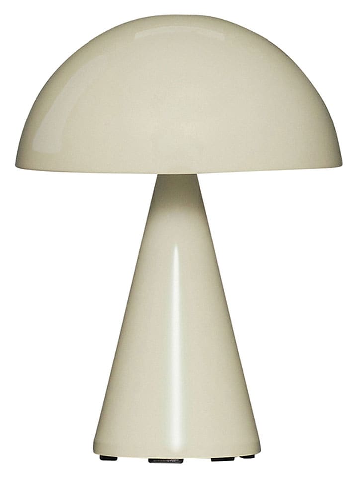 Lampa stołowa LED "Mush" w kolorze beżowym - wys. 20 x Ø 15 cm
