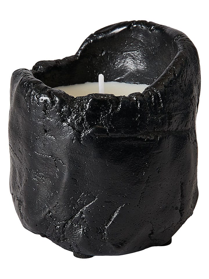 Duftkerze "Yuka - Fresh Harvest" in Schwarz - (H)8,5 x Ø 7 cm