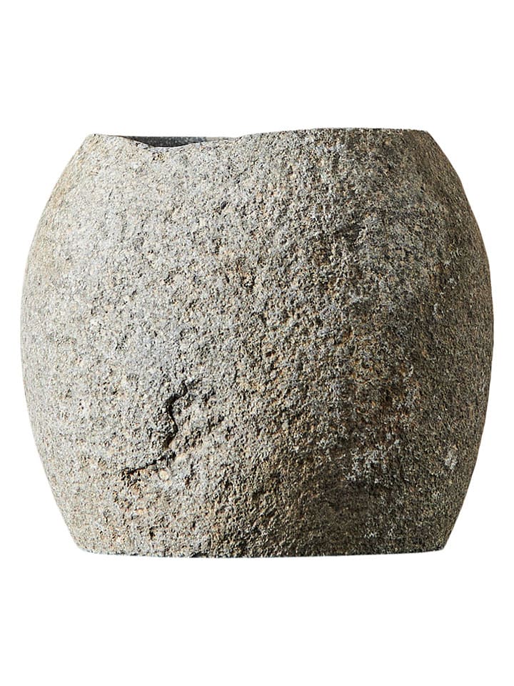 Kubek łazienkowy "Valley" w kolorze szarym - wys. 10 x Ø 10 cm