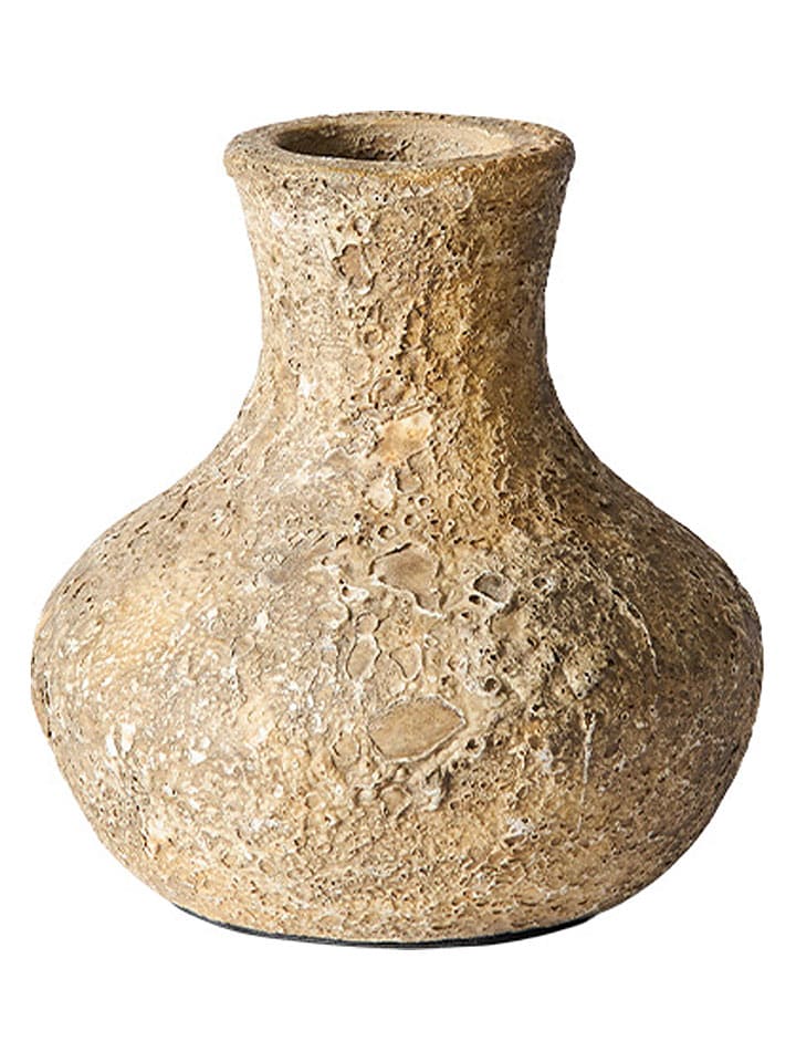 Vase "Eris" in Sand - (H)19 x Ø 8 cm