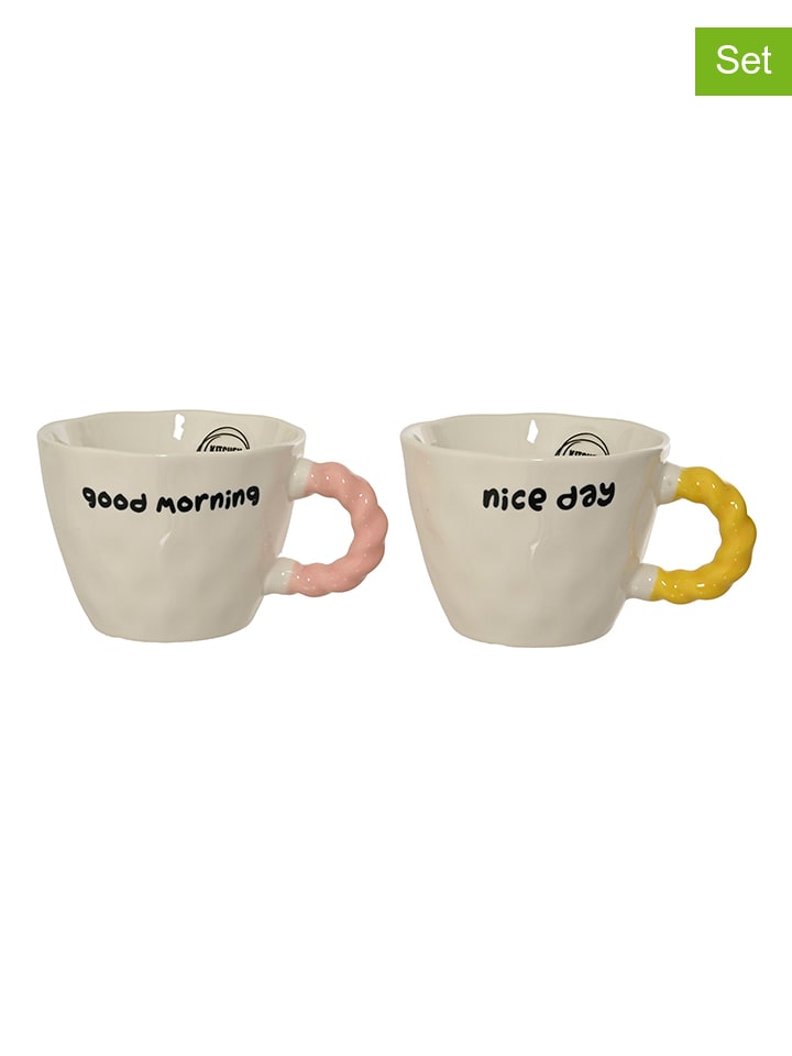 2er-Set: Tassen - (H)7,5 x Ø 9,6 cm (Überraschungsprodukt)