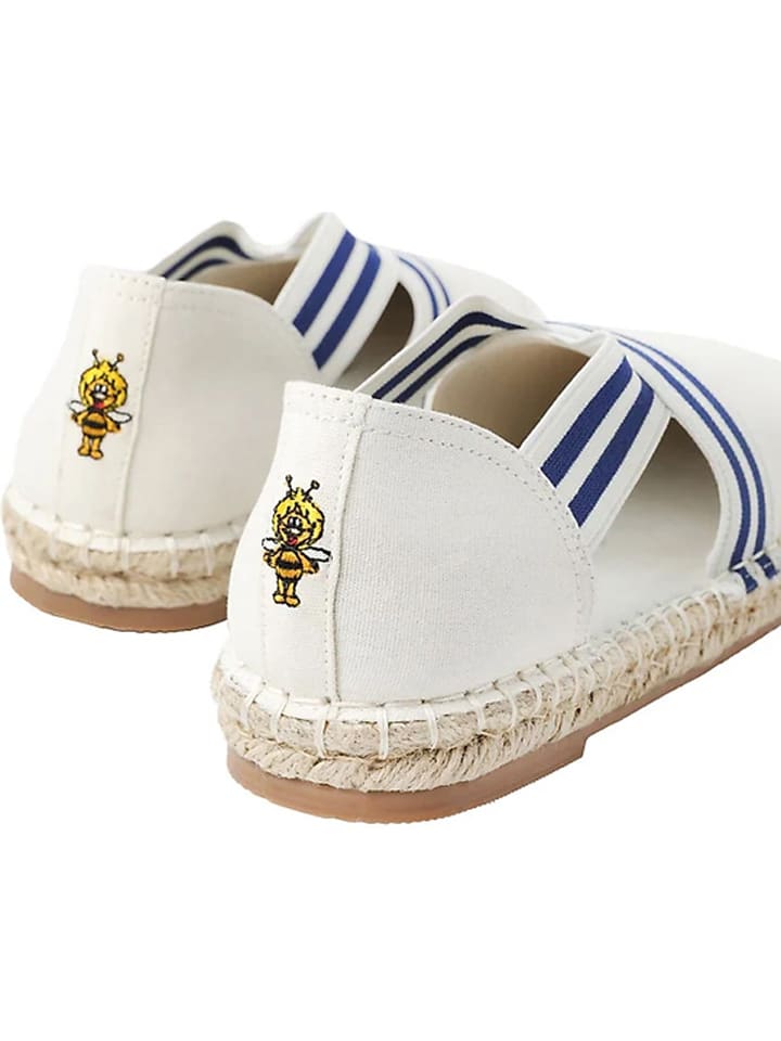 Espadryle w kolorze kremowym