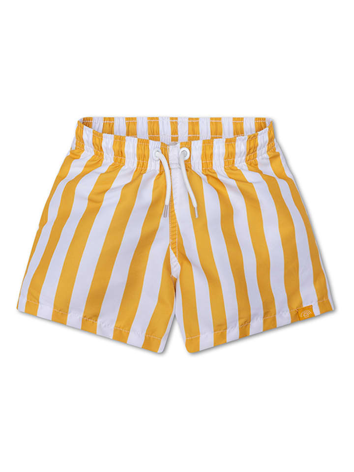 Badeshorts "Flow" in Gelb/ Weiß