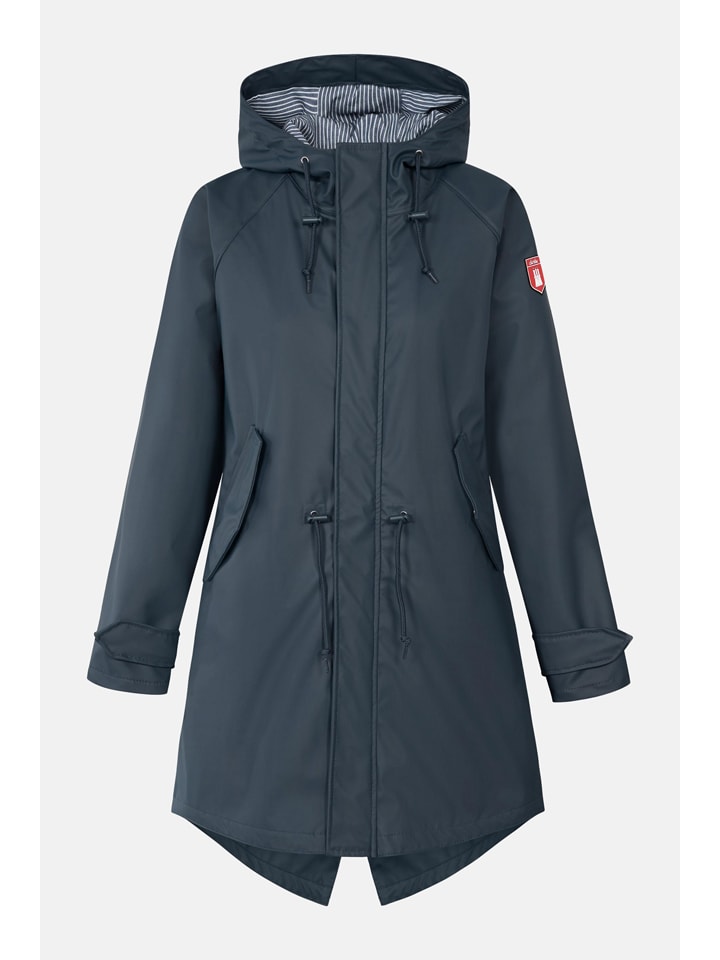 Funtionele parka donkerblauw