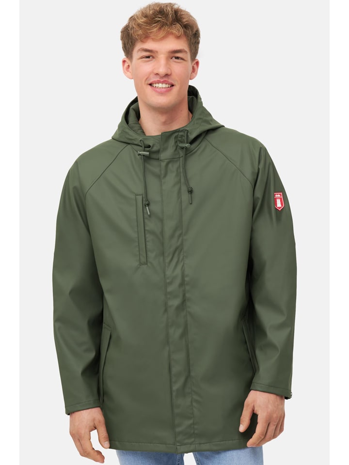 Regenjacke in Khaki