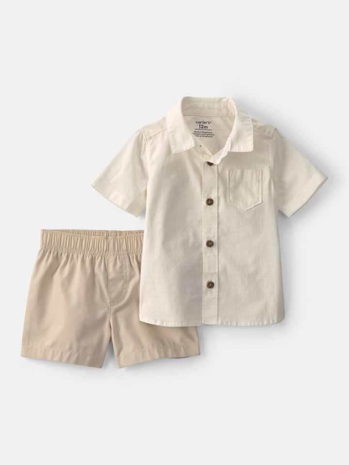 2tlg. Outfit in Beige