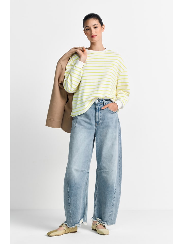 Bluza w kolorze biało-żółtym