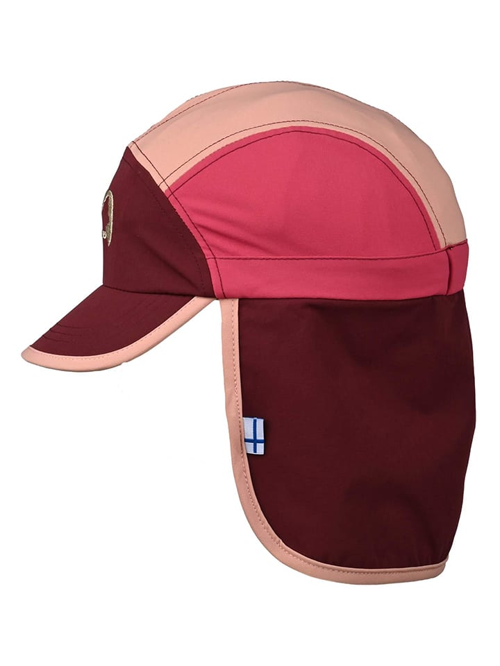 Nackenschutzcap "Lakki Move" in Rot/ Beige