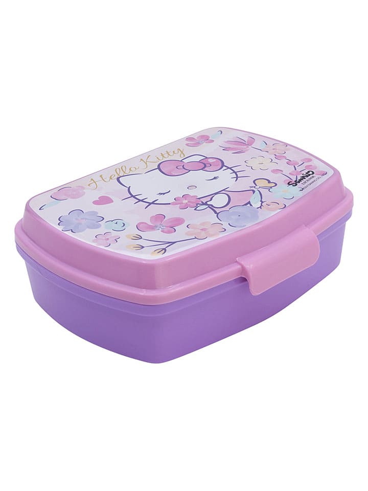 Lunchbox "Hello Kitty" in Pink/ Lila