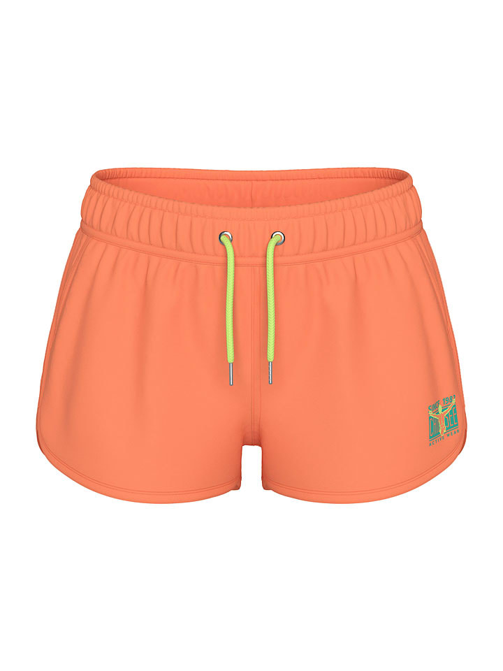 Badeshorts in Orange