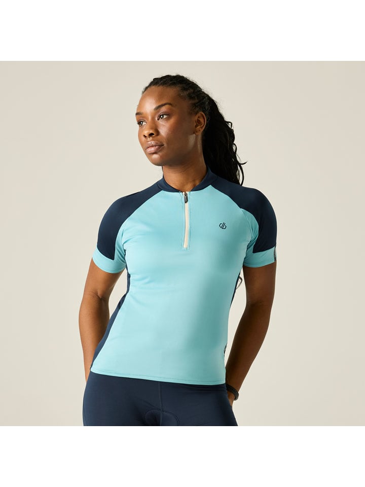 Fietsshirt "Flutter" lichtblauw/donkerblauw