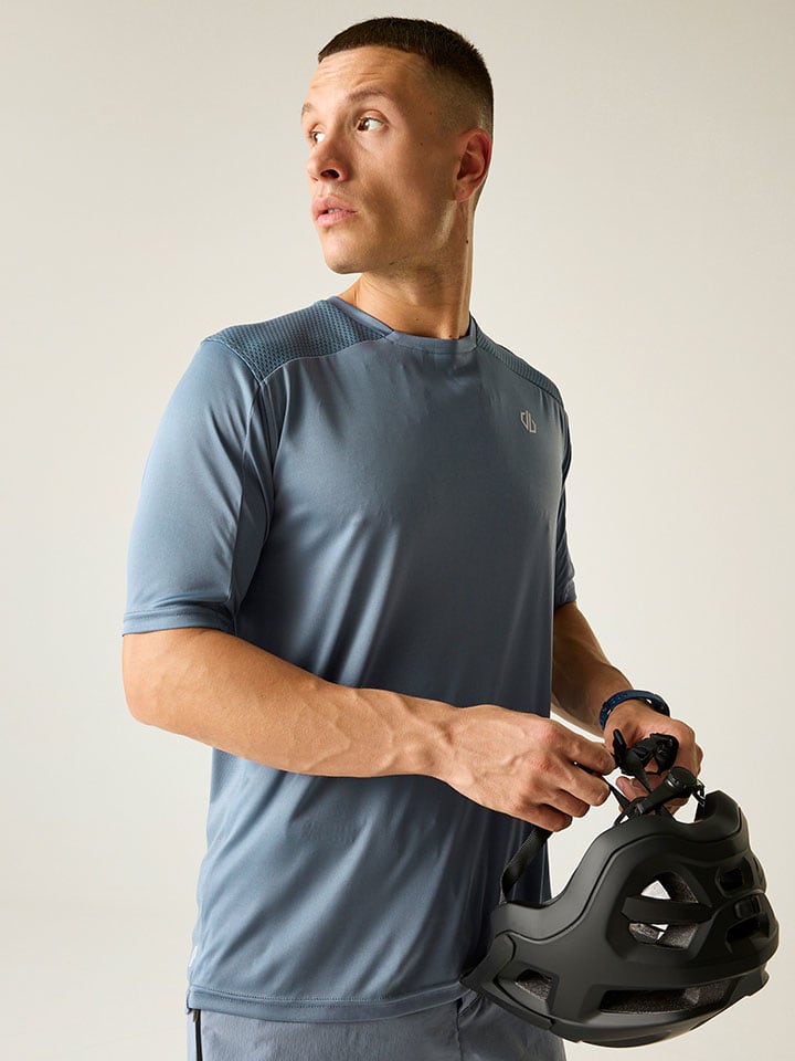 Fietsshirt "Trackstand Ace" grijsblauw