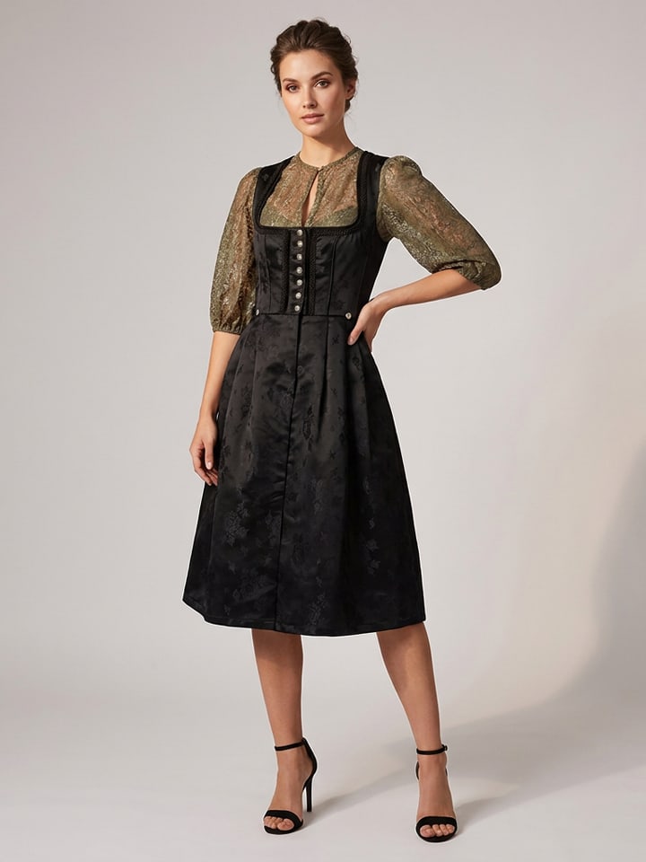 Dirndl "Odette" in Schwarz