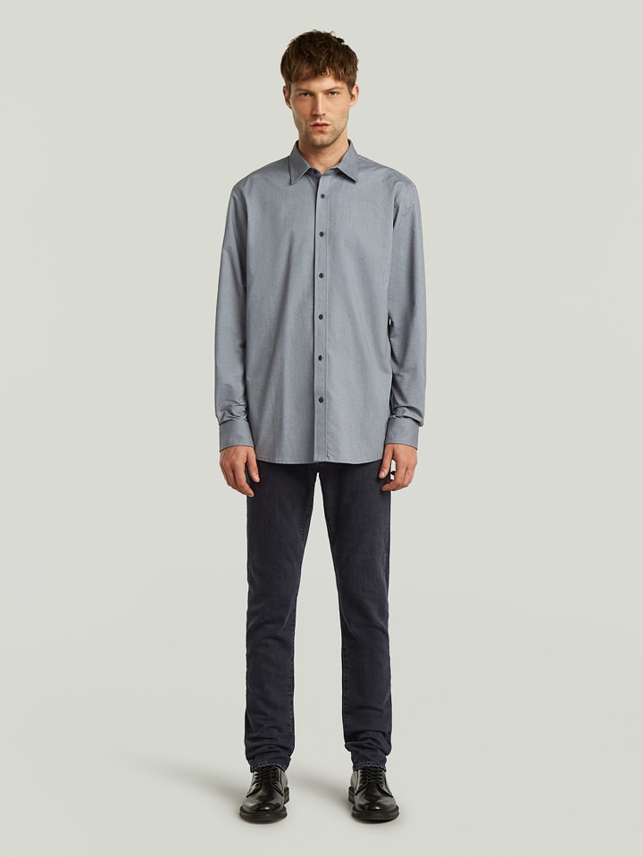 Hemd - Regular fit - in Grau